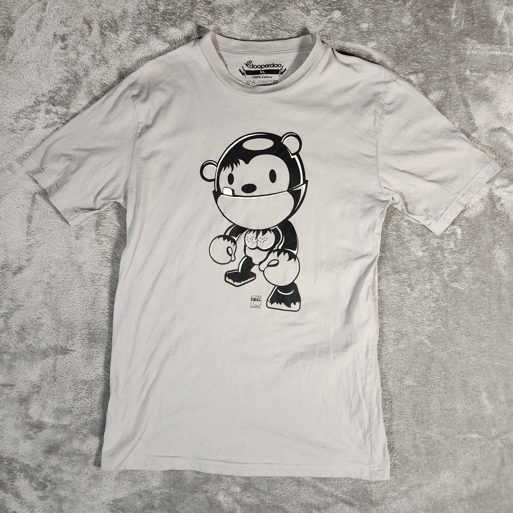 Dooperdoo Shirt XL Gray‎ Trexi Robo Kong Darren Gan 2000 Fashion Short Sleeve